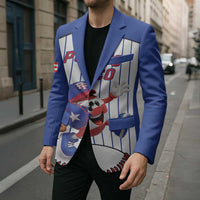 Puerto Rico Baseball Custom Blazer Puerto Rican Flag Mascot Design