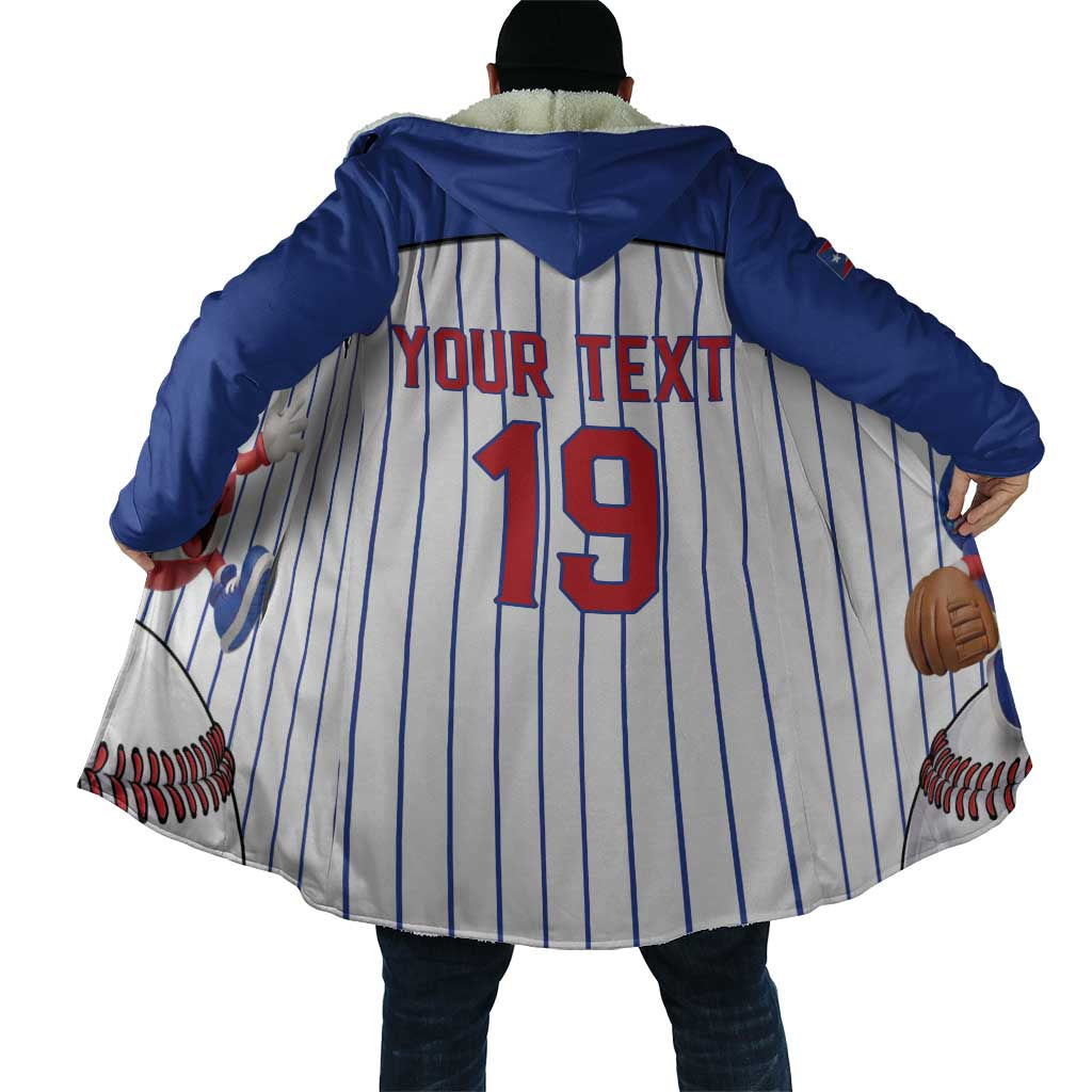 Puerto Rico Baseball Custom Cloak Puerto Rican Flag Mascot Design