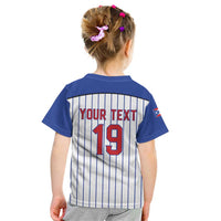 Puerto Rico Baseball Custom Kid T Shirt Puerto Rican Flag Mascot Design