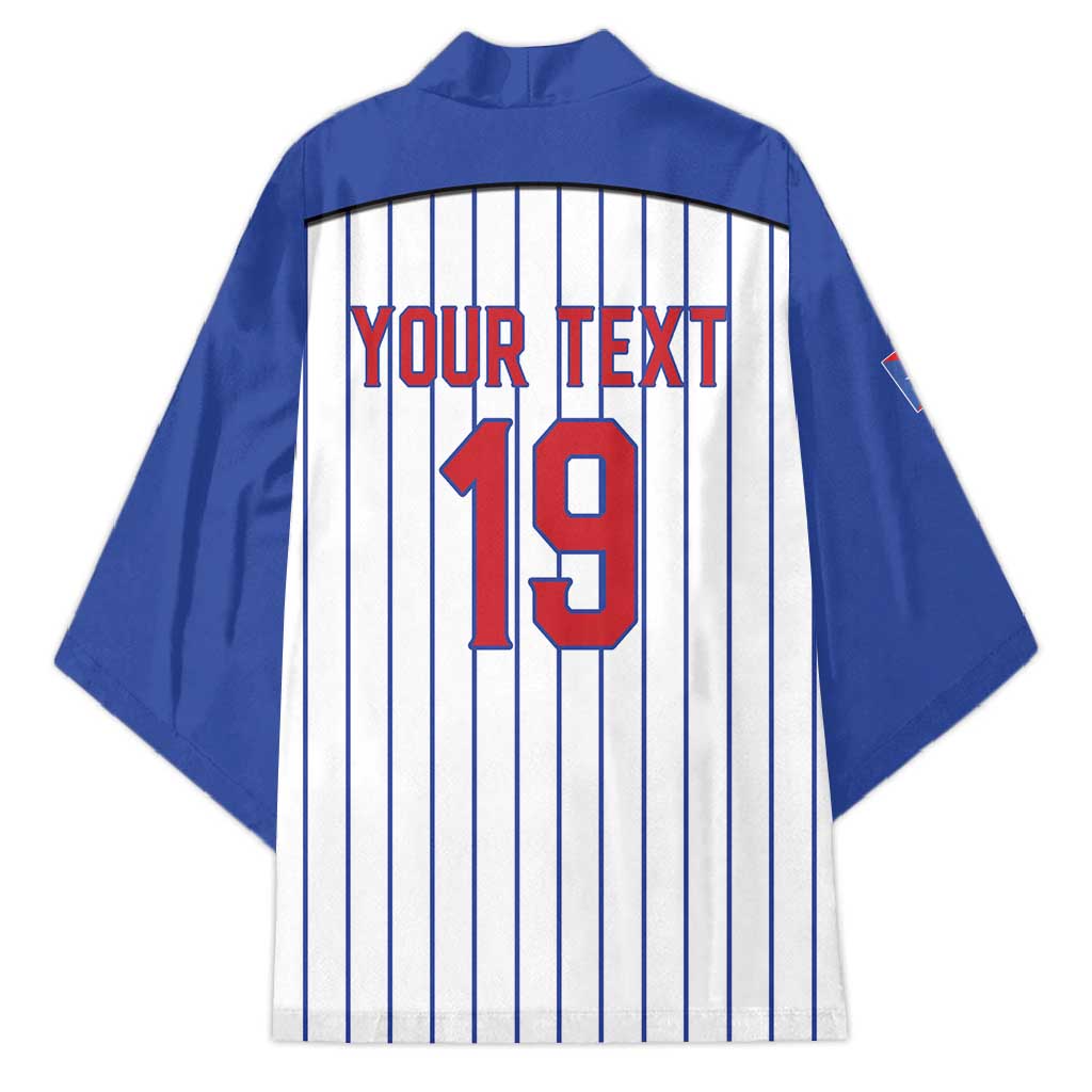 Puerto Rico Baseball Custom Kimono Puerto Rican Flag Mascot Design