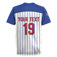 Puerto Rico Baseball Custom Rugby Jersey Puerto Rican Flag Mascot Design