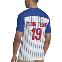 Puerto Rico Baseball Custom Rugby Jersey Puerto Rican Flag Mascot Design