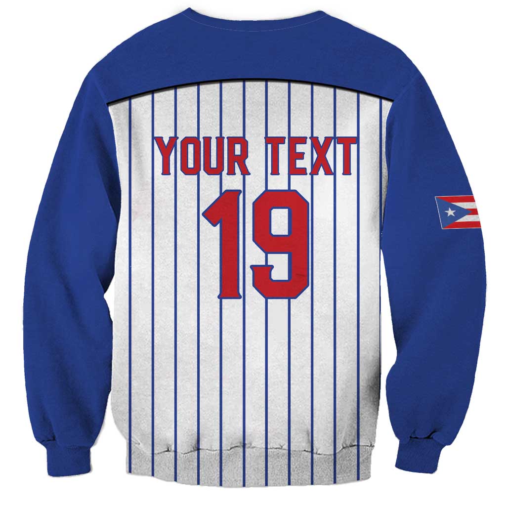 Puerto Rico Baseball Custom Sweatshirt Puerto Rican Flag Mascot Design