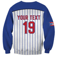 Puerto Rico Baseball Custom Sweatshirt Puerto Rican Flag Mascot Design