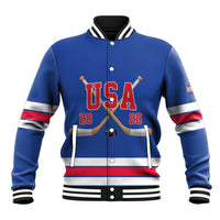 Custom USA Ice Hockey Baseball Jacket Champions 2026