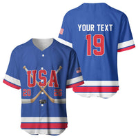 Custom USA Ice Hockey Baseball Jersey Champions 2026