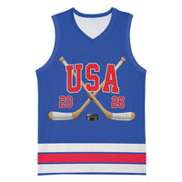 Custom USA Ice Hockey Basketball Jersey Champions 2026