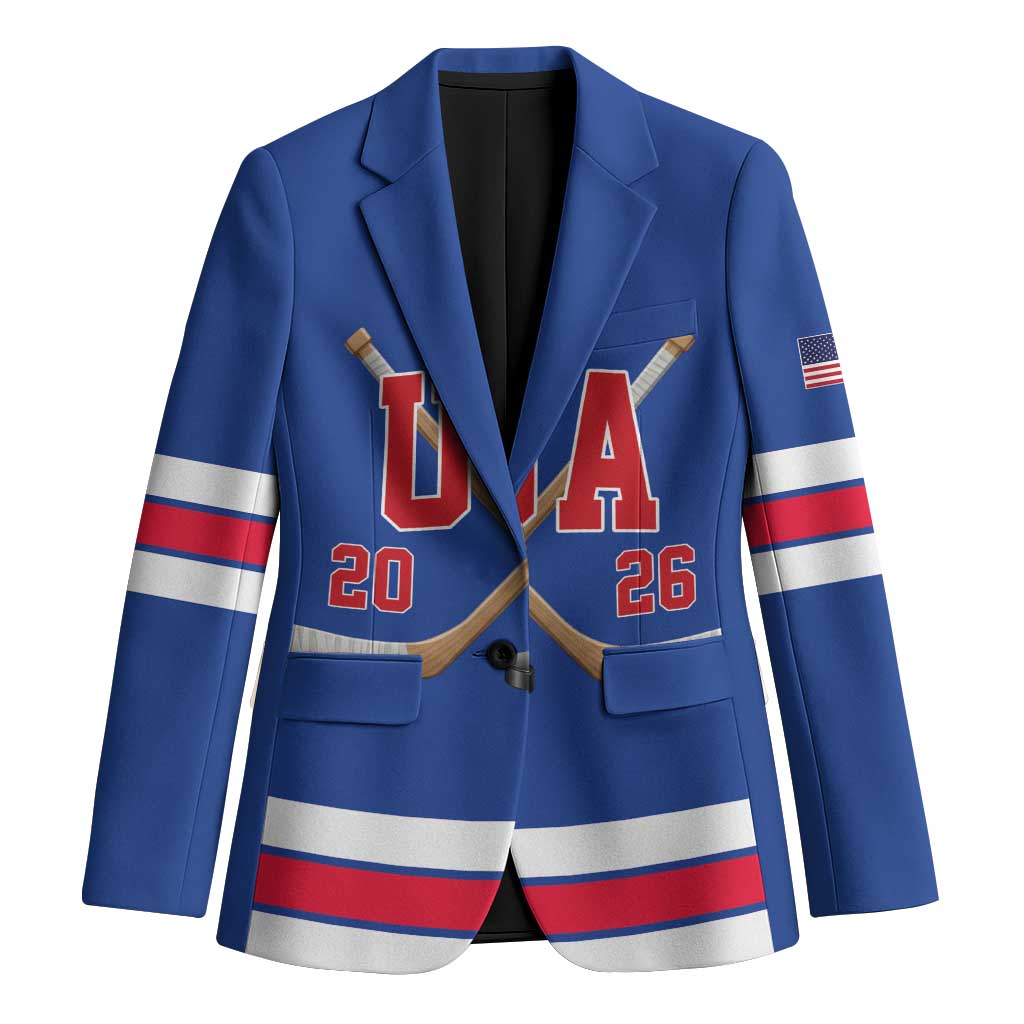 Custom USA Ice Hockey Blazer Champions 2026