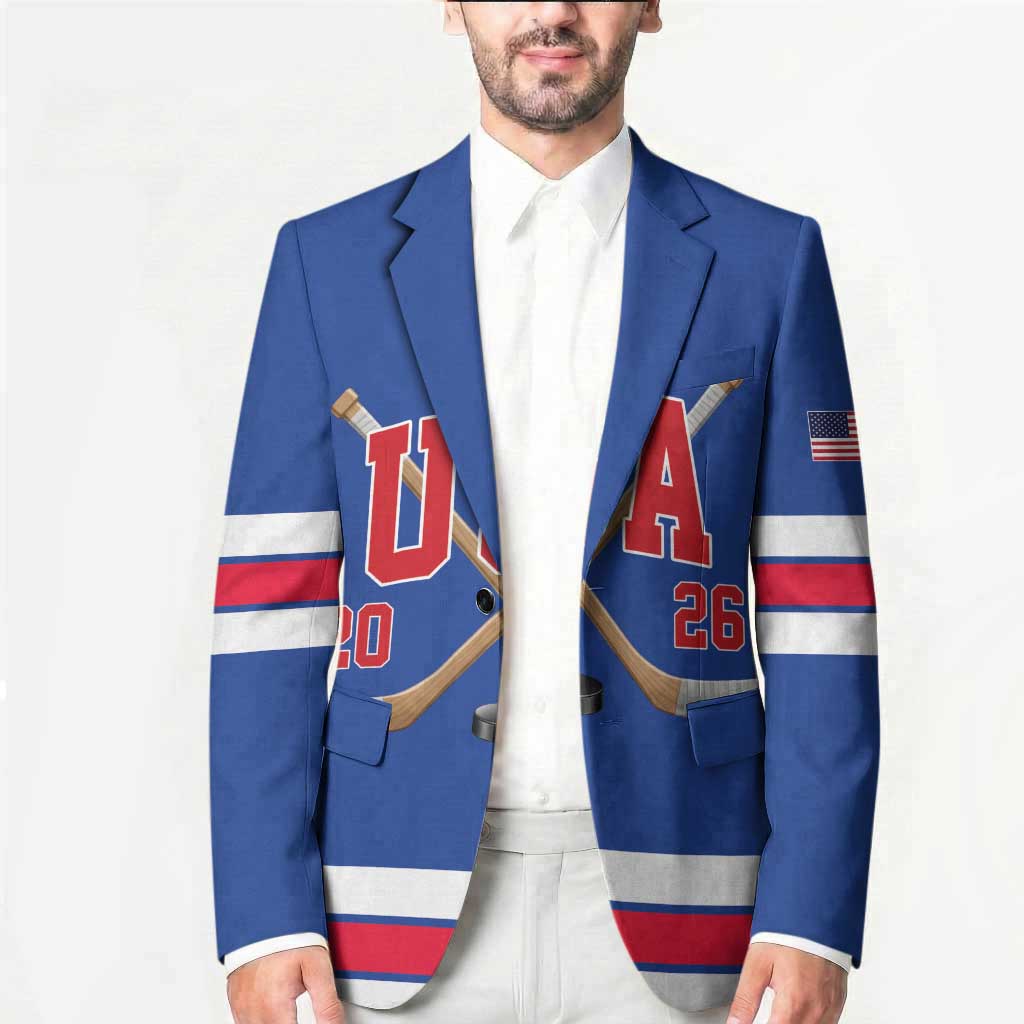 Custom USA Ice Hockey Blazer Champions 2026