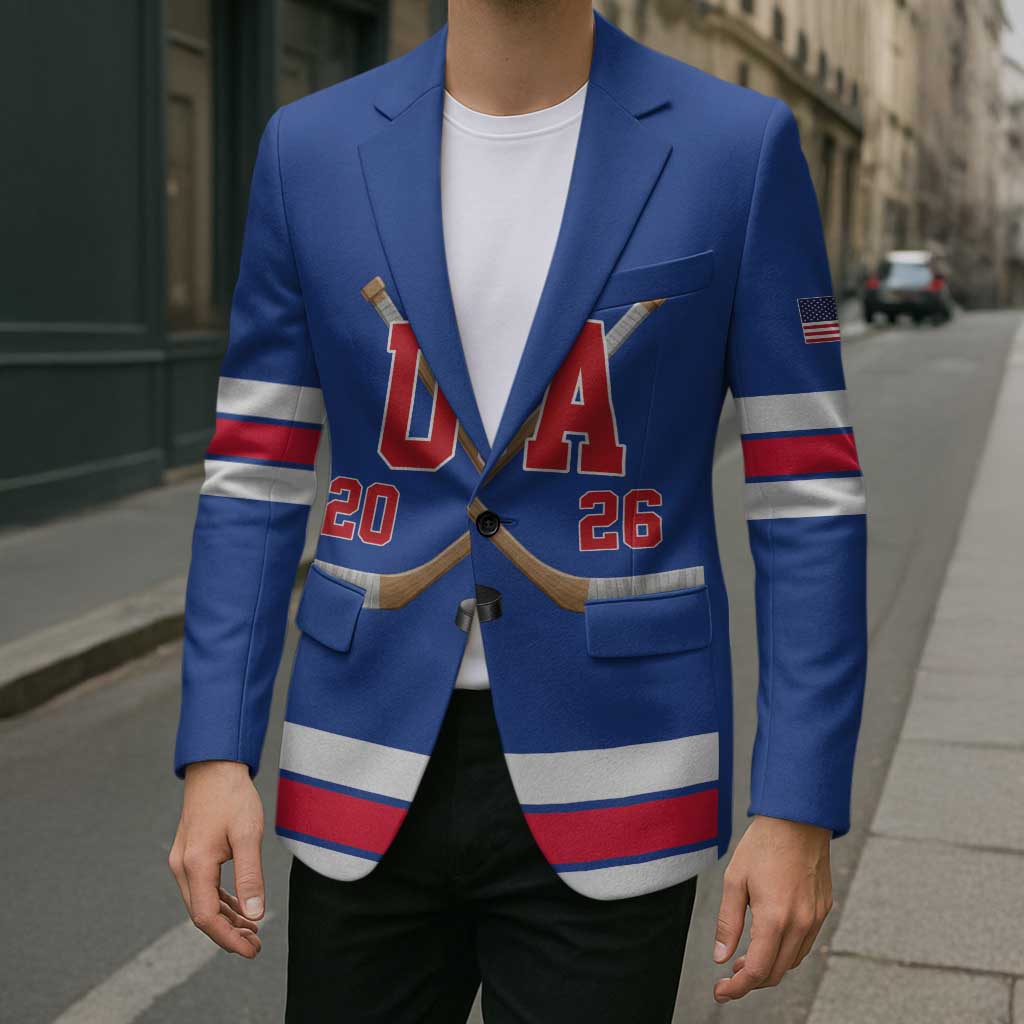 Custom USA Ice Hockey Blazer Champions 2026