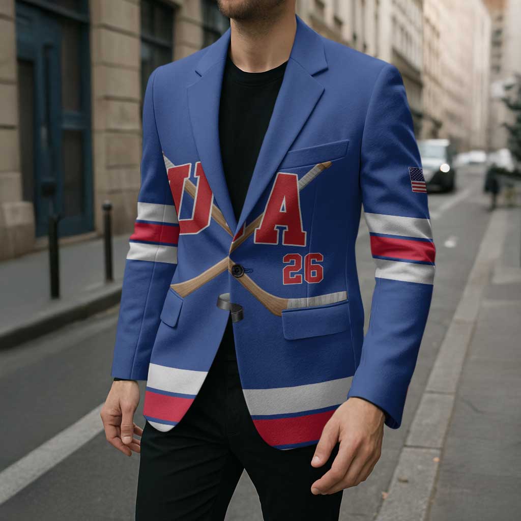 Custom USA Ice Hockey Blazer Champions 2026