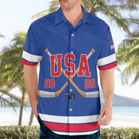 Custom USA Ice Hockey Hawaiian Shirt Champions 2026