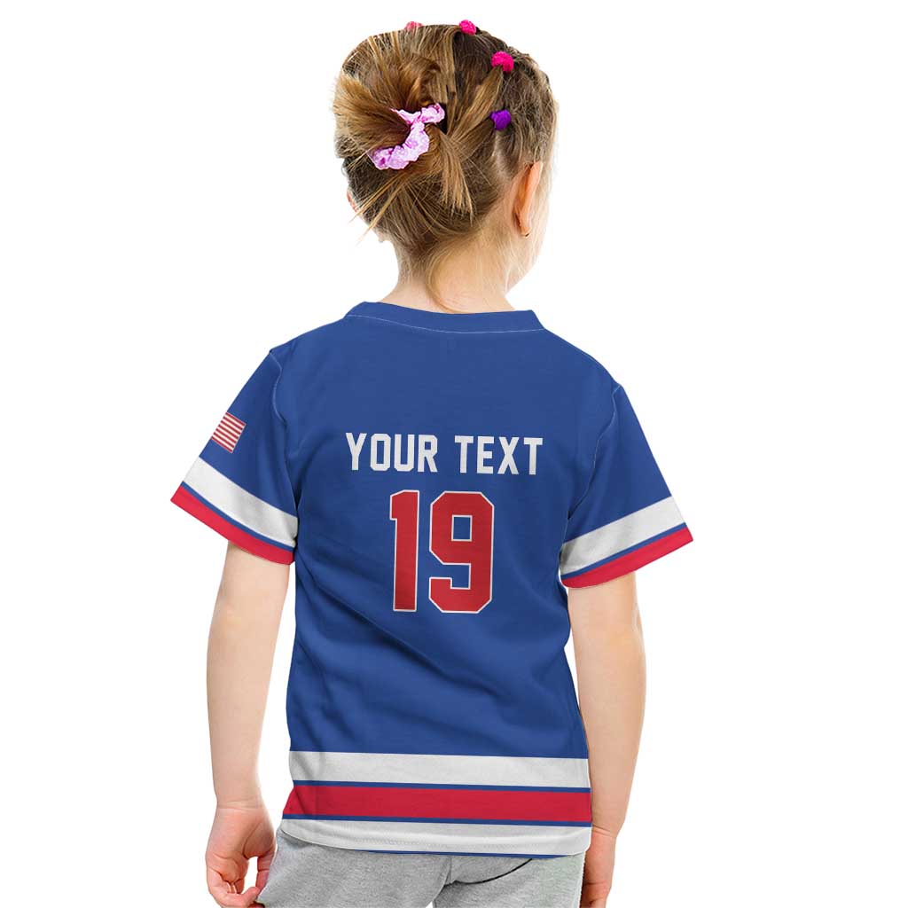Custom USA Ice Hockey Kid T Shirt Champions 2026