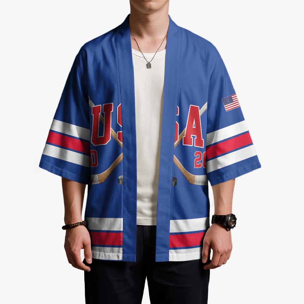 Custom USA Ice Hockey Kimono Champions 2026
