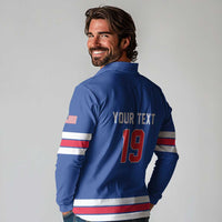 Custom USA Ice Hockey Long Sleeve Polo Shirt Champions 2026