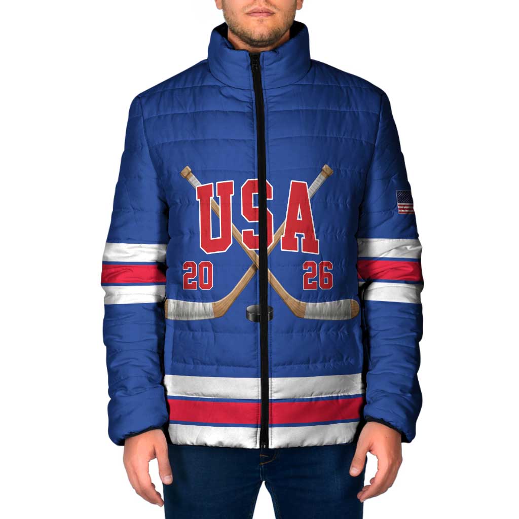Custom USA Ice Hockey Padded Jacket Champions 2026