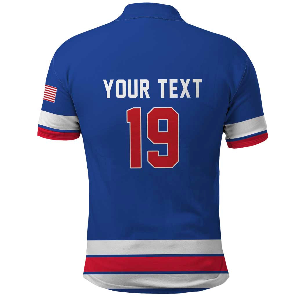 Custom USA Ice Hockey Polo Shirt Champions 2026