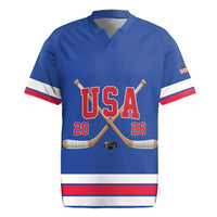 Custom USA Ice Hockey Rugby Jersey Champions 2026