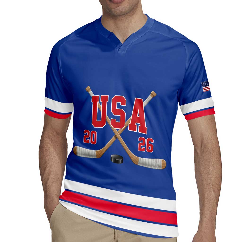 Custom USA Ice Hockey Rugby Jersey Champions 2026