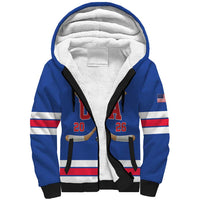 Custom USA Ice Hockey Sherpa Hoodie Champions 2026