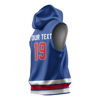 Custom USA Ice Hockey Sleeveless Hoodie Champions 2026