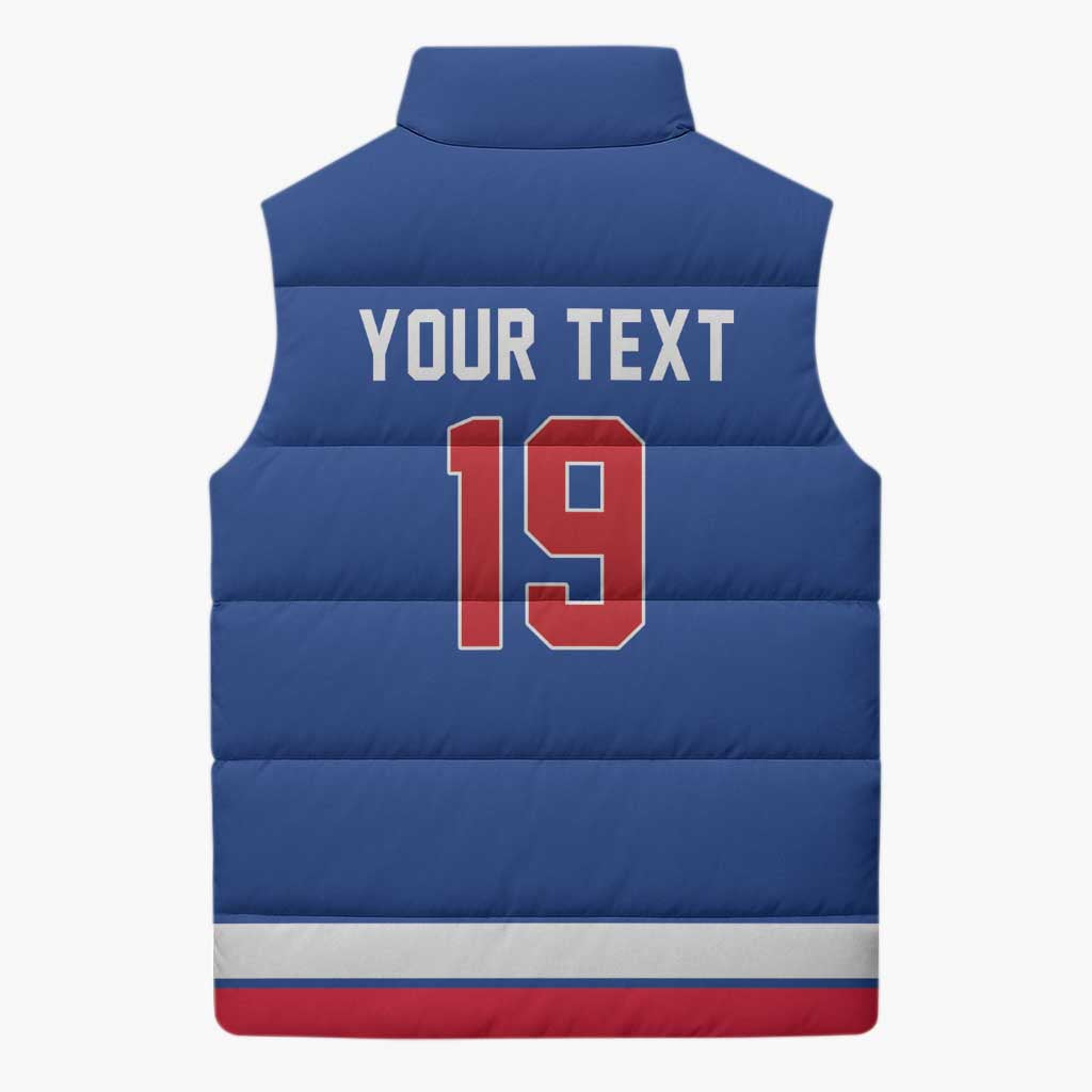 Custom USA Ice Hockey Sleeveless Puffer Jacket Champions 2026