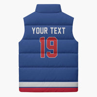 Custom USA Ice Hockey Sleeveless Puffer Jacket Champions 2026