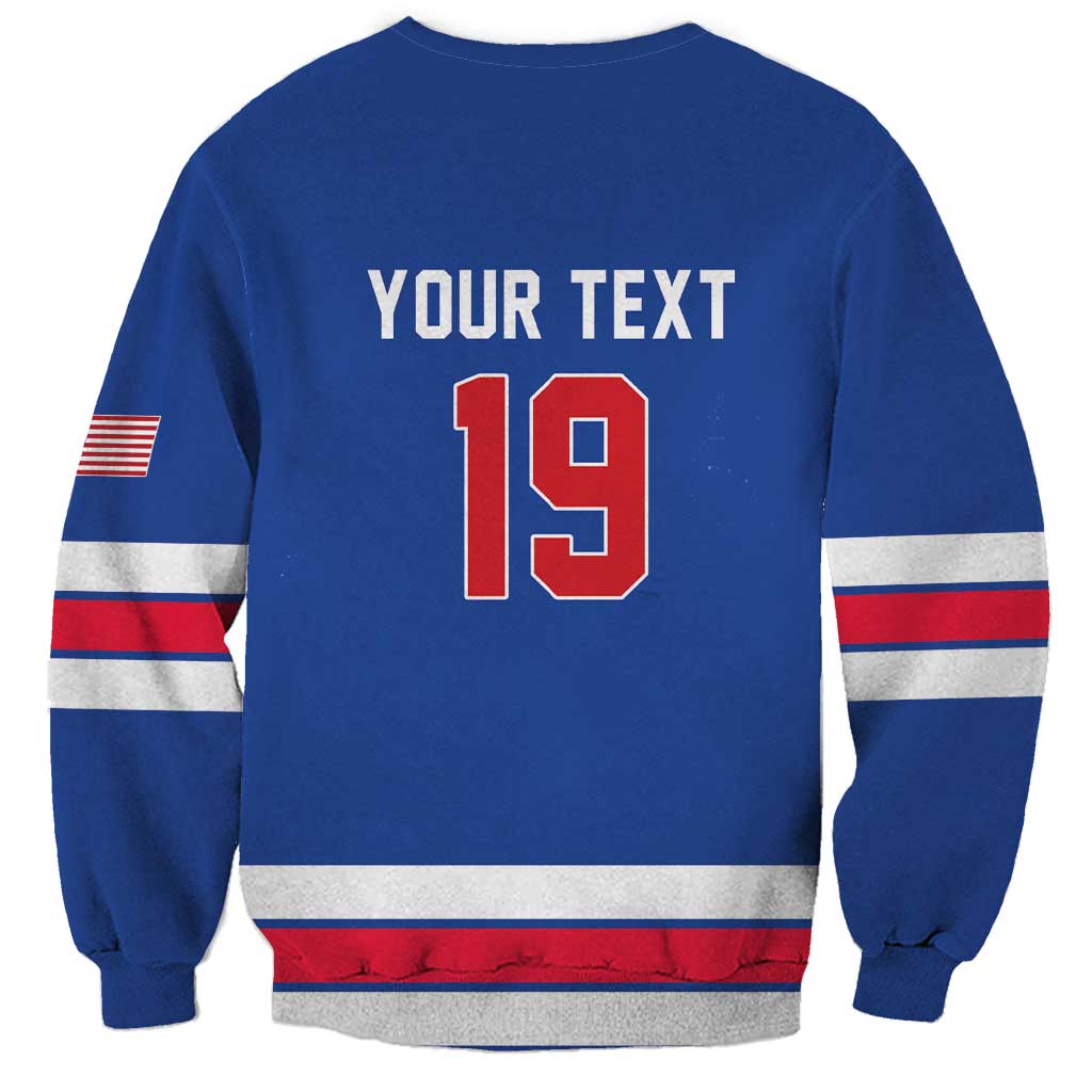 Custom USA Ice Hockey Sweatshirt Champions 2026