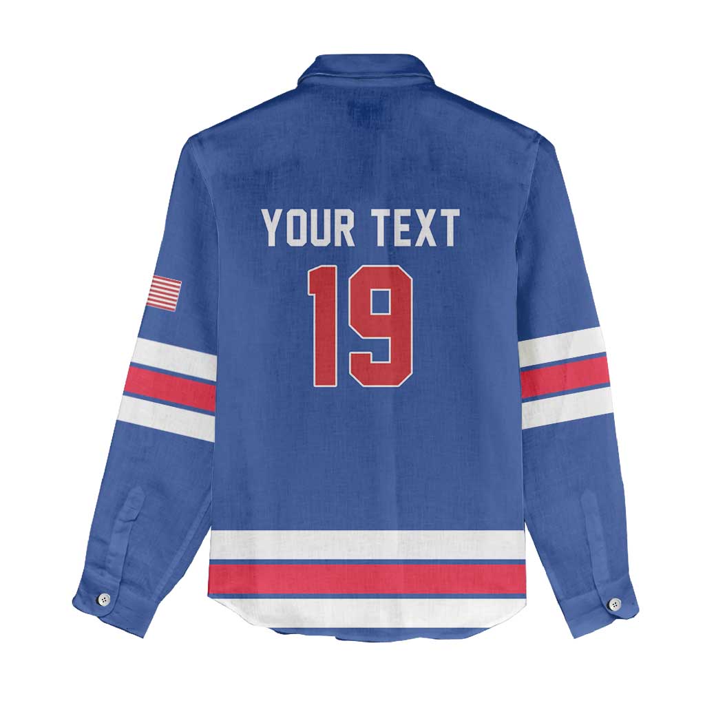 Custom USA Ice Hockey Women Casual Shirt Champions 2026