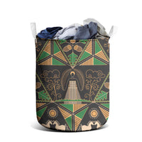 Ukraine Pysanky Pattern Laundry Basket Berehynia Guardian Folk Art