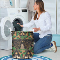 Ukraine Pysanky Pattern Laundry Basket Berehynia Guardian Folk Art