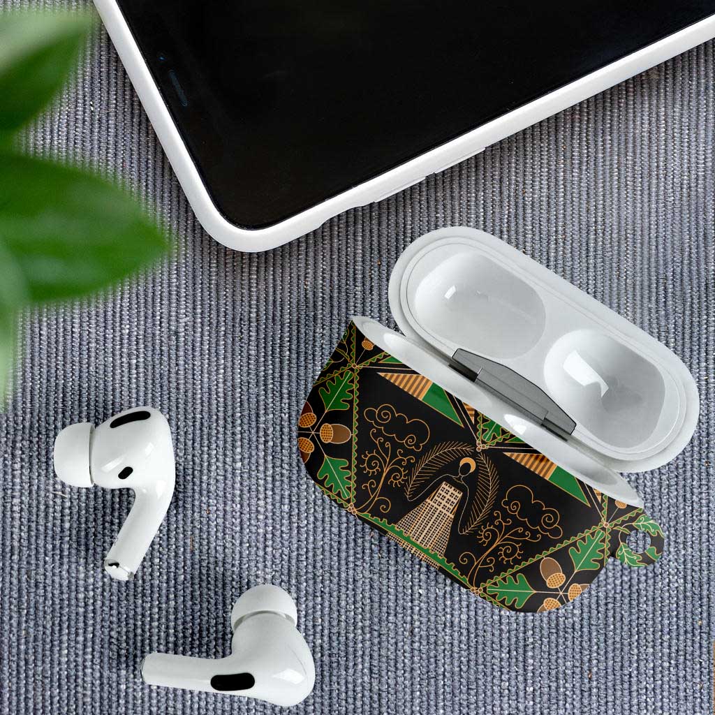 Ukraine Pysanky Pattern AirPods Case Berehynia Guardian Folk Art