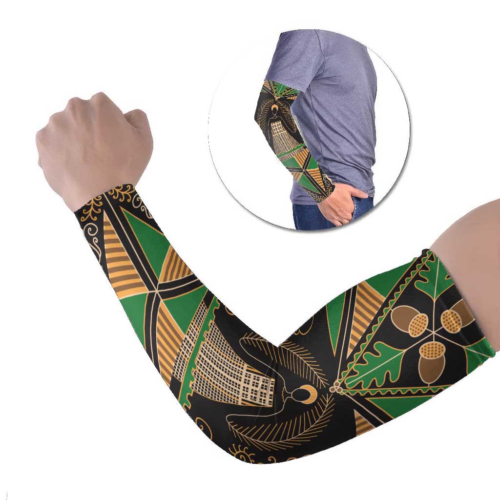 Ukraine Pysanky Pattern Arm Sleeves Berehynia Guardian Folk Art