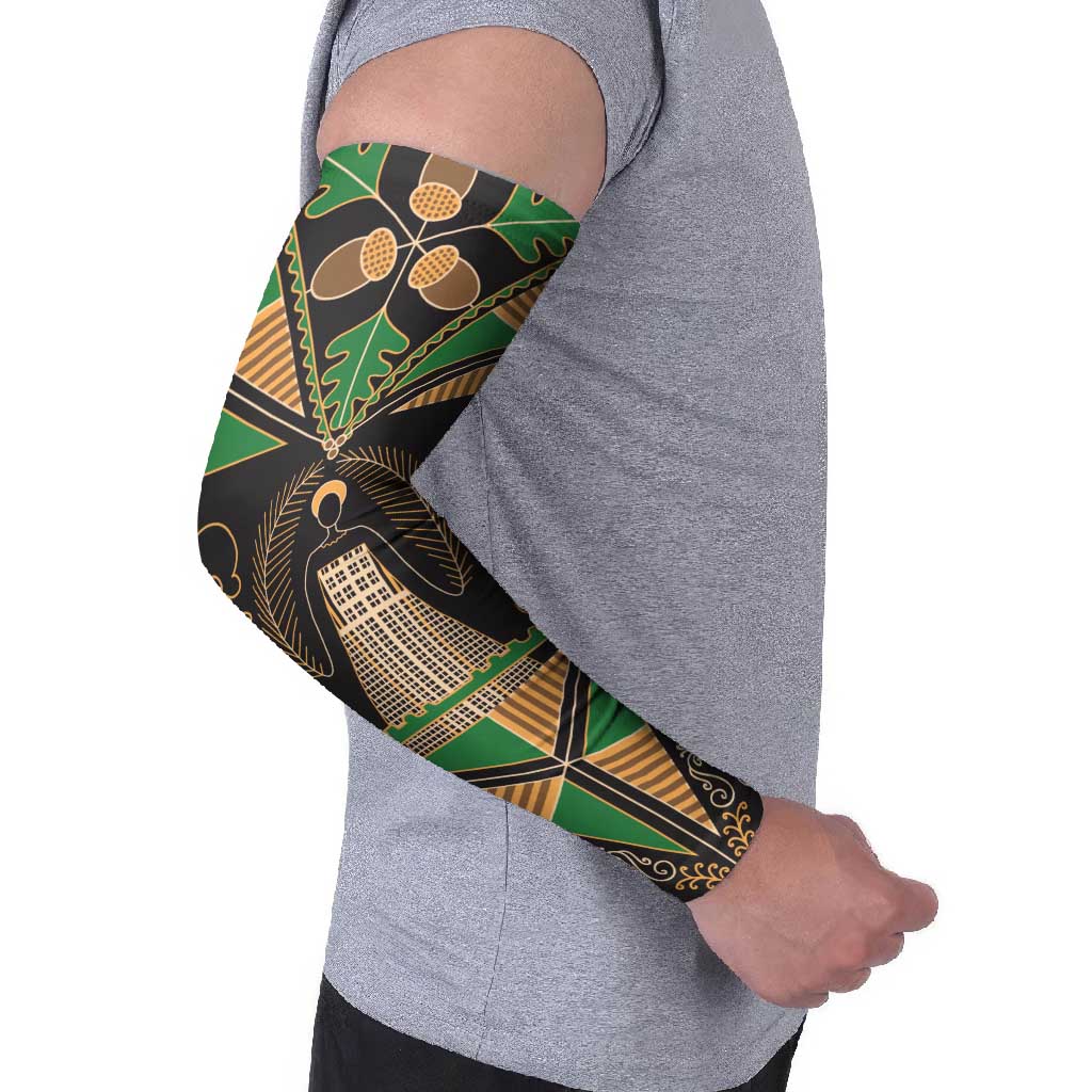 Ukraine Pysanky Pattern Arm Sleeves Berehynia Guardian Folk Art