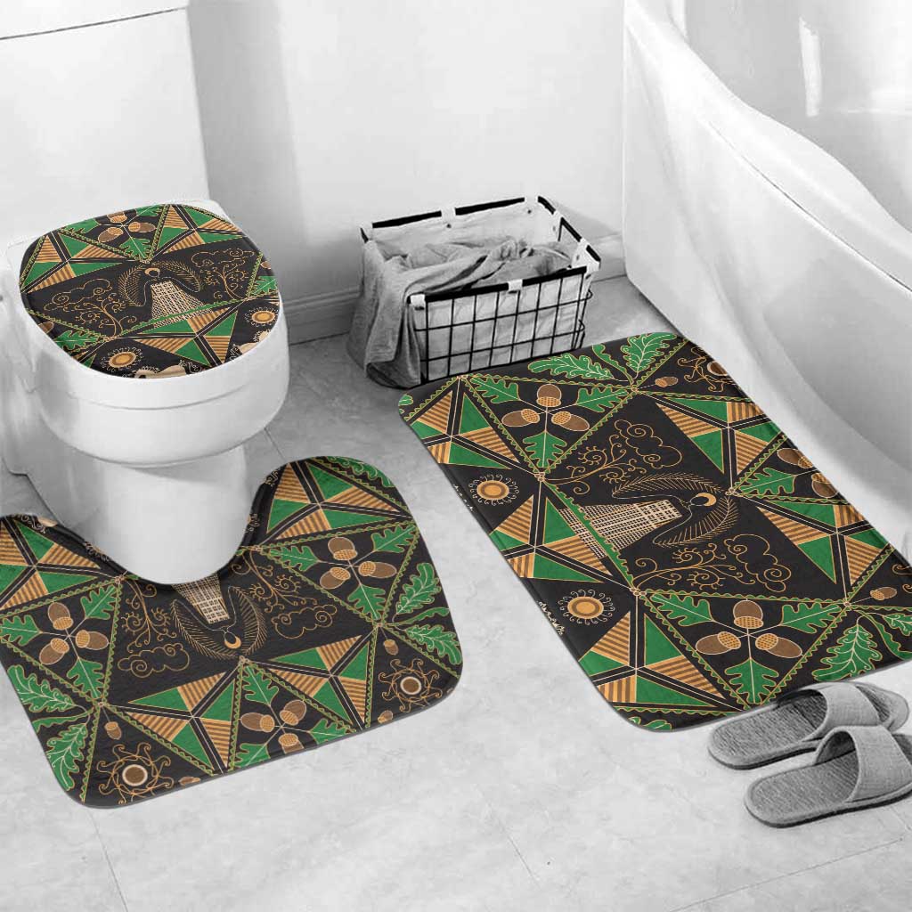 Ukraine Pysanky Pattern Bathroom Set Berehynia Guardian Folk Art
