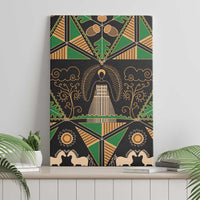 Ukraine Pysanky Pattern Canvas Wall Art Berehynia Guardian Folk Art