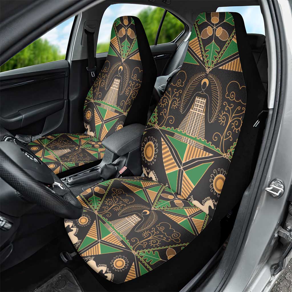 Ukraine Pysanky Pattern Car Seat Cover Berehynia Guardian Folk Art