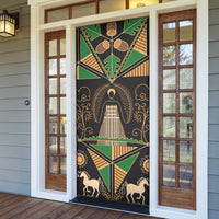 Ukraine Pysanky Pattern Door Cover Berehynia Guardian Folk Art