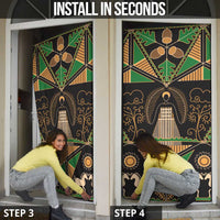Ukraine Pysanky Pattern Door Cover Berehynia Guardian Folk Art