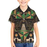 Ukraine Pysanky Pattern Hawaiian Shirt Berehynia Guardian Folk Art