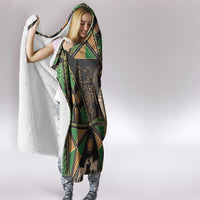Ukraine Pysanky Pattern Hooded Blanket Berehynia Guardian Folk Art