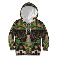 Ukraine Pysanky Pattern Kid Hoodie Berehynia Guardian Folk Art