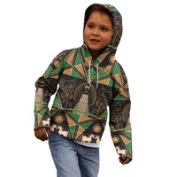 Ukraine Pysanky Pattern Kid Hoodie Berehynia Guardian Folk Art