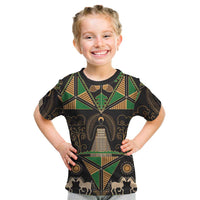 Ukraine Pysanky Pattern Kid T Shirt Berehynia Guardian Folk Art