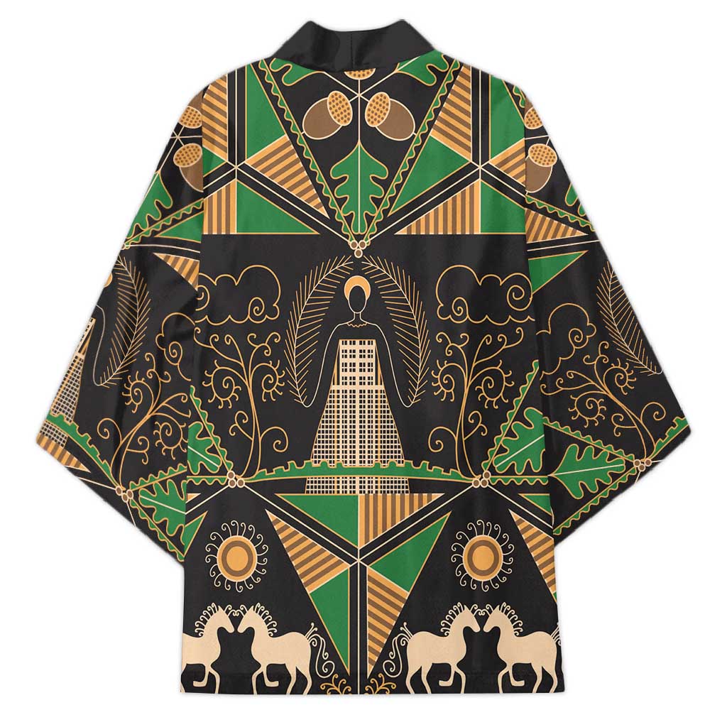 Ukraine Pysanky Pattern Kimono Berehynia Guardian Folk Art