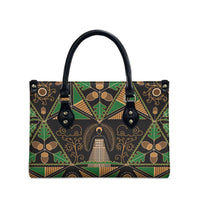Ukraine Pysanky Pattern Leather Bag Berehynia Guardian Folk Art