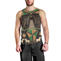 Ukraine Pysanky Pattern Men Tank Top Berehynia Guardian Folk Art
