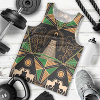 Ukraine Pysanky Pattern Men Tank Top Berehynia Guardian Folk Art