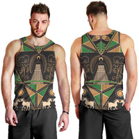 Ukraine Pysanky Pattern Men Tank Top Berehynia Guardian Folk Art