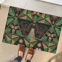 Ukraine Pysanky Pattern Rubber Doormat Berehynia Guardian Folk Art